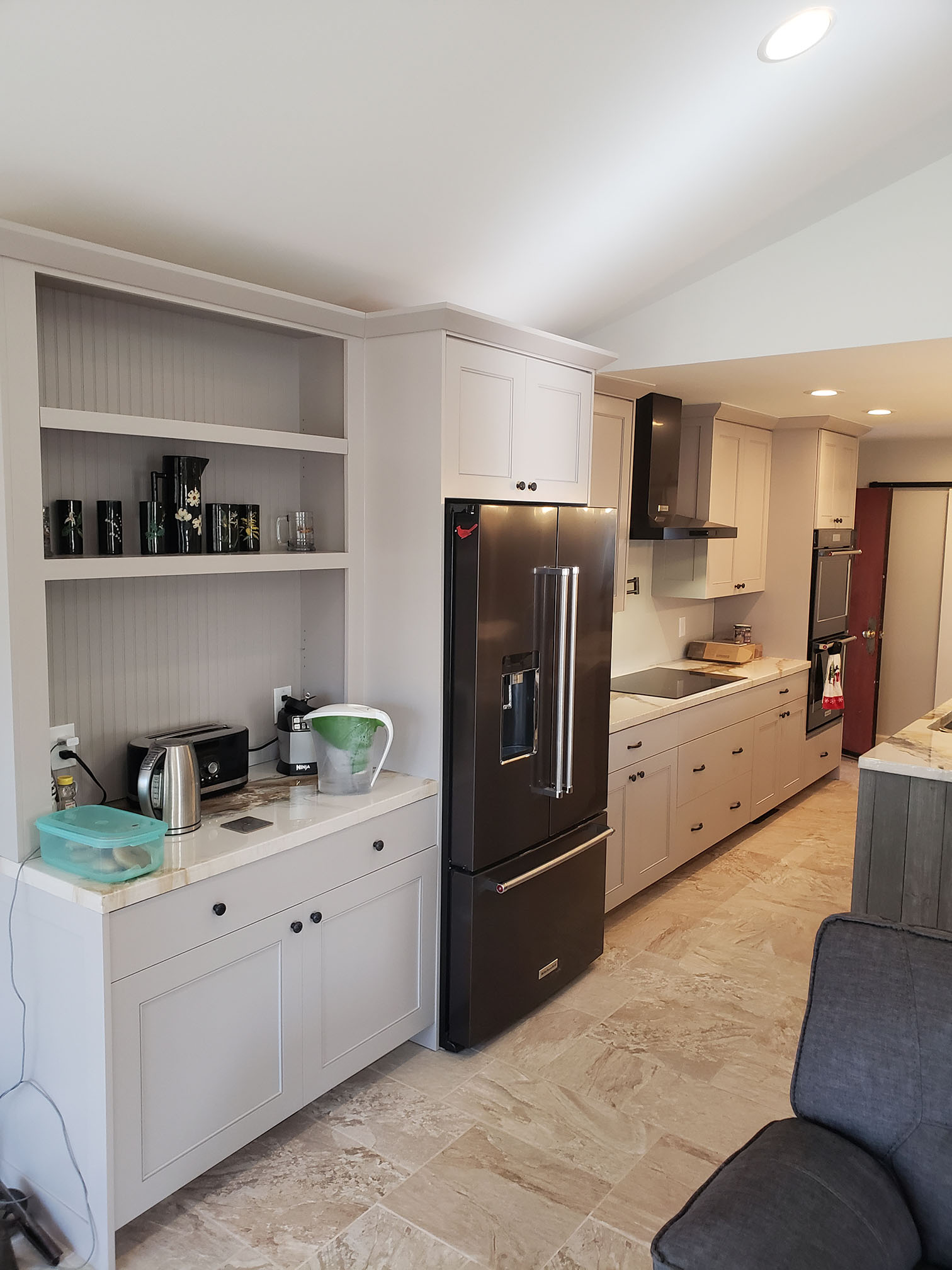 Complete white luxury kitchen remodel - Professional Wood Interiors